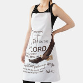 Isaiah 40:31 Die auf die Lord Scripture warten Schürze (InSitu)