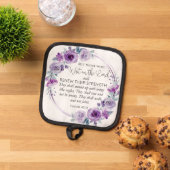 Isaiah 40:31 Die warten auf den Herrn Floral Topflappen (Oben Unten)