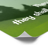 Isaiah 40:31 Eagle Print Poster (Ecke)