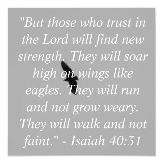 Isaiah 40:31 Foto (Vorne)