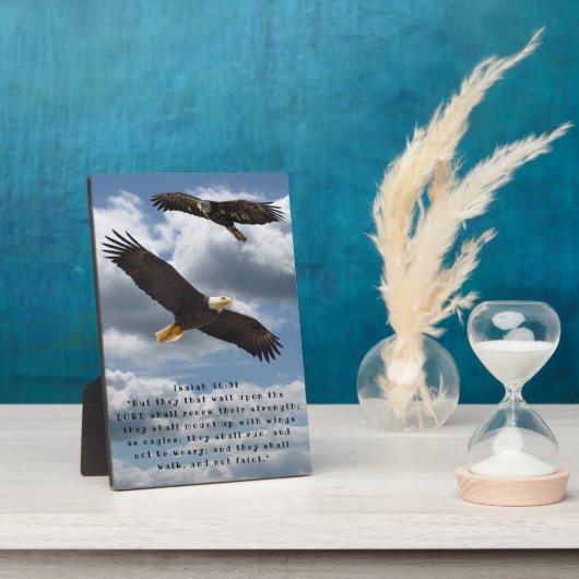 ISAIAH 40:31 FOTOPLATTE (Seite)