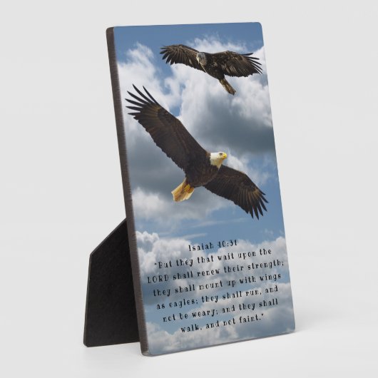 ISAIAH 40:31 FOTOPLATTE (Seite)