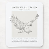 Isaiah 40:31 Hoffnung im Herrn Mousepad (Vorne)