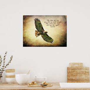 Isaiah 40:31 Inspiration-Poster Poster