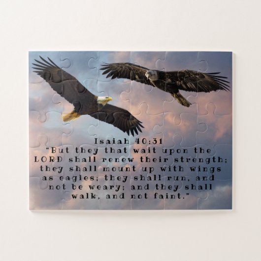 ISAIAH 40:31 JIGSAW PUZZLE (Horizontal)