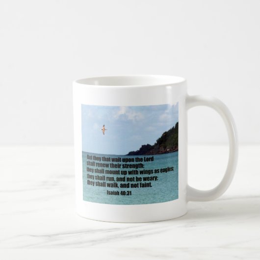 Isaiah 40:31 kaffeetasse (Rechts)
