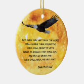 Isaiah 40:31 keramik ornament (Rechts)