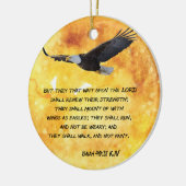 Isaiah 40:31 keramik ornament (Links)