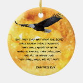 Isaiah 40:31 keramik ornament (Hinten)