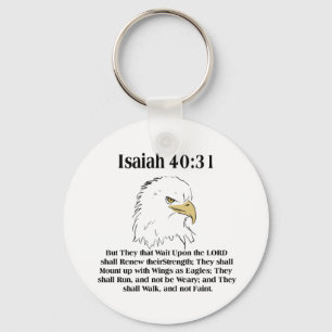 Isaiah 40:31 Keyring Schlüsselanhänger