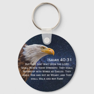 Isaiah 40:31 Keyring Schlüsselanhänger