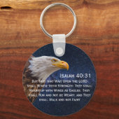 Isaiah 40:31 Keyring Schlüsselanhänger (Vorderseite)