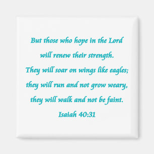 Isaiah 40-31 magnet
