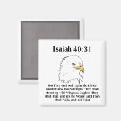 Isaiah 40:31 Magnet (Vorderseite/Rückseite)