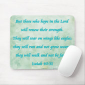 Isaiah 40-31 mousepad (Mit Mouse)