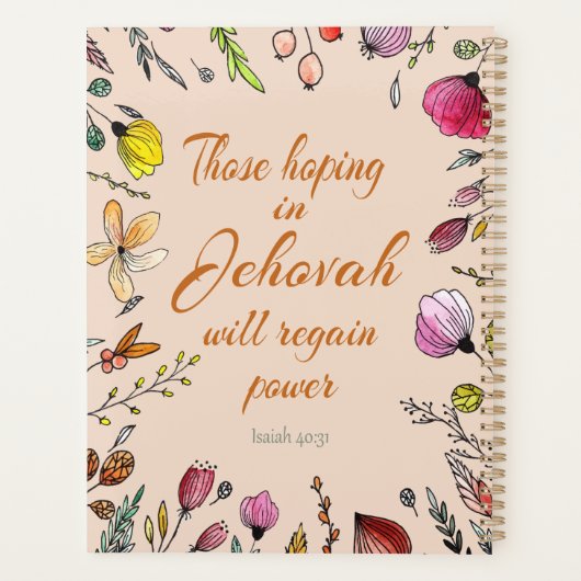 Isaiah 40:31  planer (Rückseite)