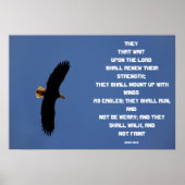 Isaiah 40:31 poster (Vorne)