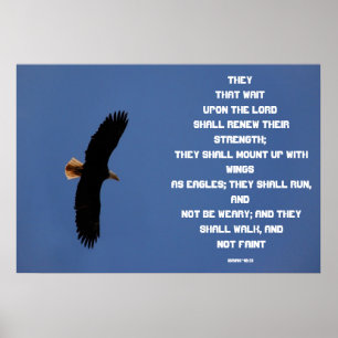 Isaiah 40:31 poster