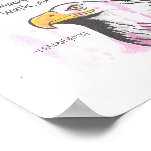 ISAIAH 40:31 POSTER (Ecke)