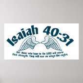 Isaiah 40:31 poster (Vorne)