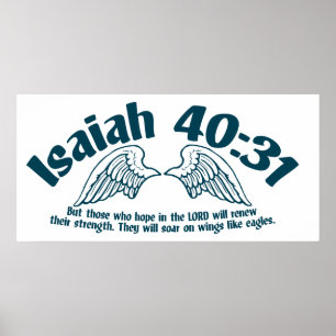 Isaiah 40:31 poster