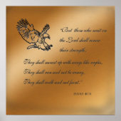Isaiah 40:31 Poster (Vorne)