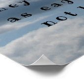 ISAIAH 40:31 POSTER (Ecke)