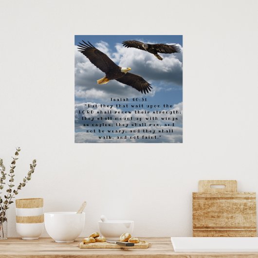 ISAIAH 40:31 POSTER (Küche)