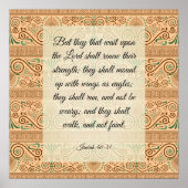 Isaiah 40:31 Poster (Vorne)