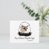 Isaiah 40 31 postkarte (Stehend Vorderseite)