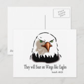 Isaiah 40 31 postkarte (Vorne/Hinten)