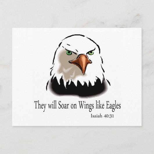 Isaiah 40 31 postkarte (Vorderseite)