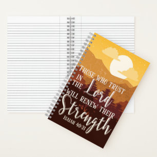 Isaiah 40:31 Prayer Journal \ Bible Study Notebook Notizblock