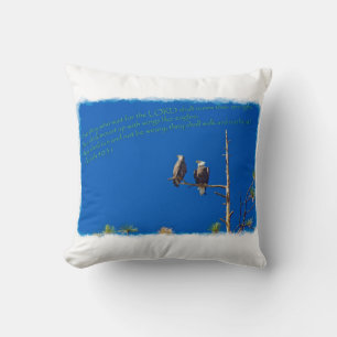 Isaiah 40:31 Reversible Kissen