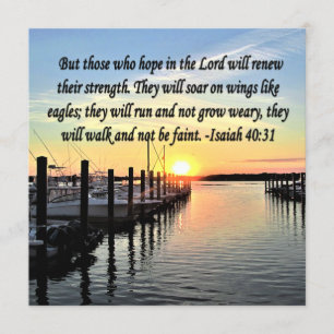 ISAIAH 40:31 SCRIPTURE VERSE EINLADUNG