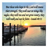 ISAIAH 40:31 SCRIPTURE VERSE FOTODRUCK (Vorne)