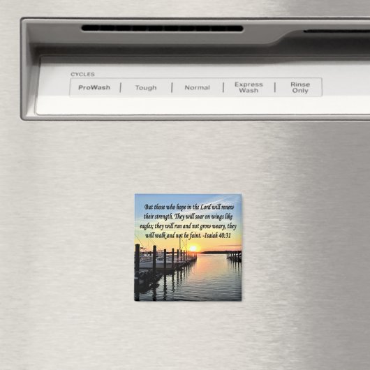 ISAIAH 40:31 SCRIPTURE VERSE MAGNET (In Situ (Geschirrspüler))