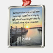 ISAIAH 40:31 SCRIPTURE VERSE ORNAMENT AUS METALL (Links)