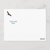 Isaiah 40:31 Verse Bible Lord Eagle steil ansteige Postkarte (Rückseite)