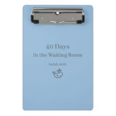 Isaiah 40:31 Waiting Christian  Mini Klemmbrett (Vorderseite)