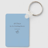 Isaiah 40:31 Waiting Christian Schlüsselanhänger (Rückseite)