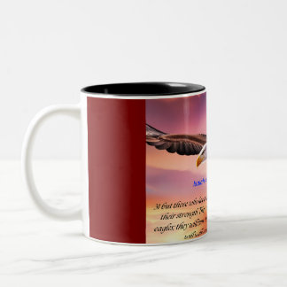 "Isaiah 40:31" Zweifarbige Tasse
