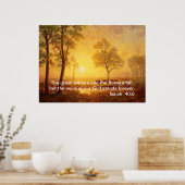 Isaiah 40:8,Albert Bierstadt Poster (Küche)