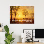 Isaiah 40:8,Albert Bierstadt Poster (Heimbüro)