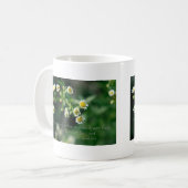 Isaiah 40:8 Das Gras kann verwelken und verblassen Kaffeetasse (Vorderseite Links)