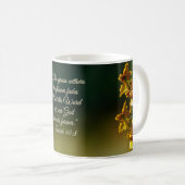 Isaiah 40:8 Inspiration Kaffeetasse (VorderseiteRechts)