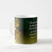 Isaiah 40:8 Inspiration Kaffeetasse (Vorderseite Links)