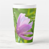 Isaiah 40:8 Latte Tasse (Vorderseite)