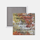 Isaiah 40:8-Magnet Magnet (Vorderseite/Rückseite)