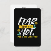 Isaiah 41:10 - Angst nicht Inspiration Bibel Verse Dankeskarte (Vorne/Hinten)